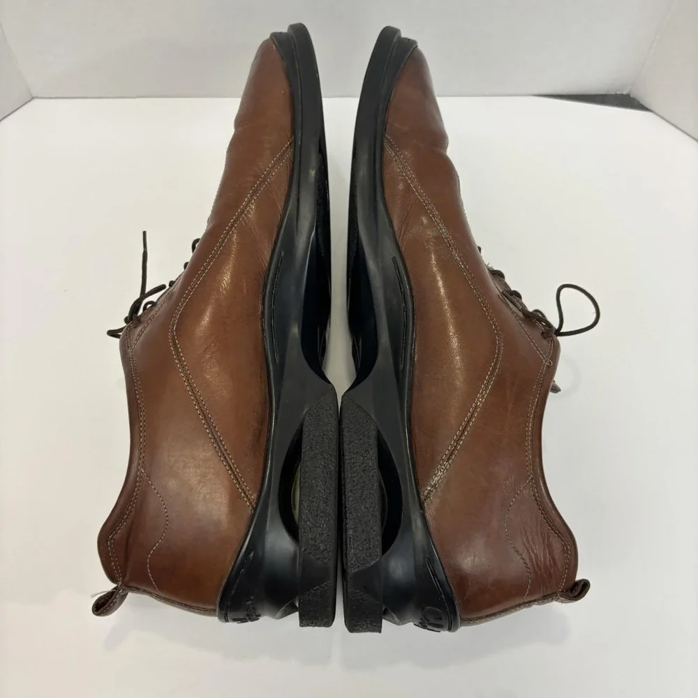 Cole Haan Air Leather Derby Dress Shoes Mens 15 Brown Formal Lace Up Preppy